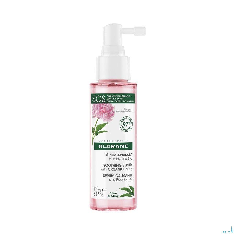 Klorane Capilaire Sos Serum Pioenroos Bio 100 ml