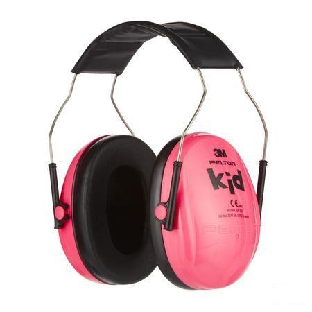 Peltor Hearing Protector Kid Neon Pink 1  -  3M