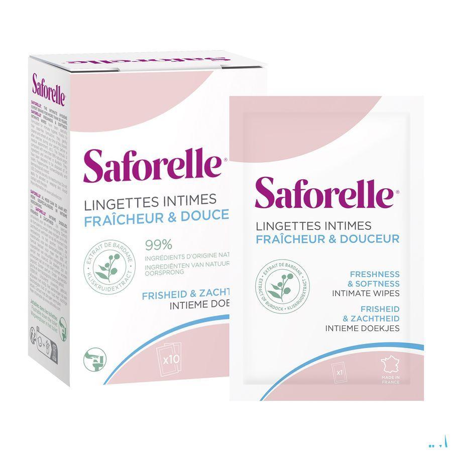 Saforelle Lingettes Flushable 10