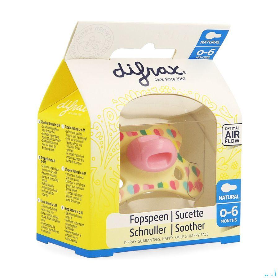 Difrax Fopspeen Natural 0-6 M  -  Difrax