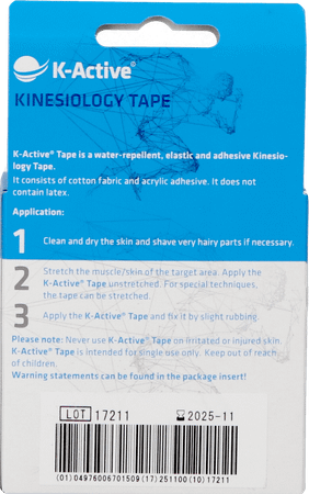 K-active Tape Rose - 5cm X 5m : La Bande De Kinesiologie Originale Produite Par Nitto Denko  -  Naqi
