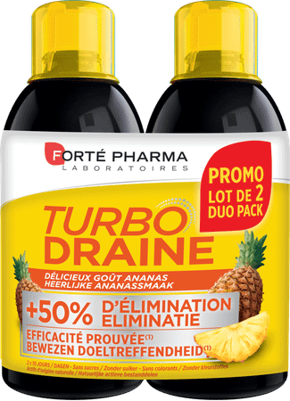 Turbodraine Ananas 2x500 ml  -  Forte Pharma