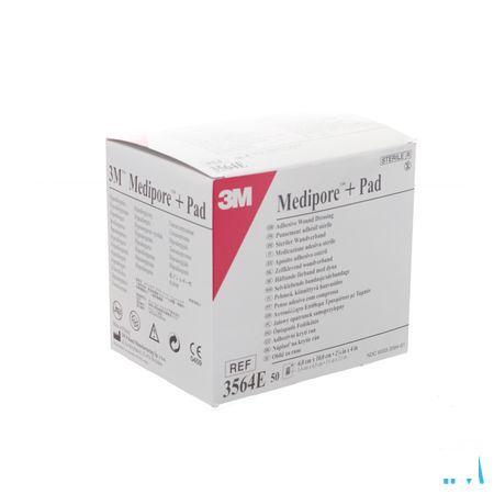 Medipore + Pad 3m 6x10,0cm 50 3564e  -  3M