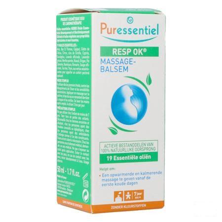 Puressentiel Ademhaling Balsem 19 Essentiele Olie 50 ml  -  Puressentiel