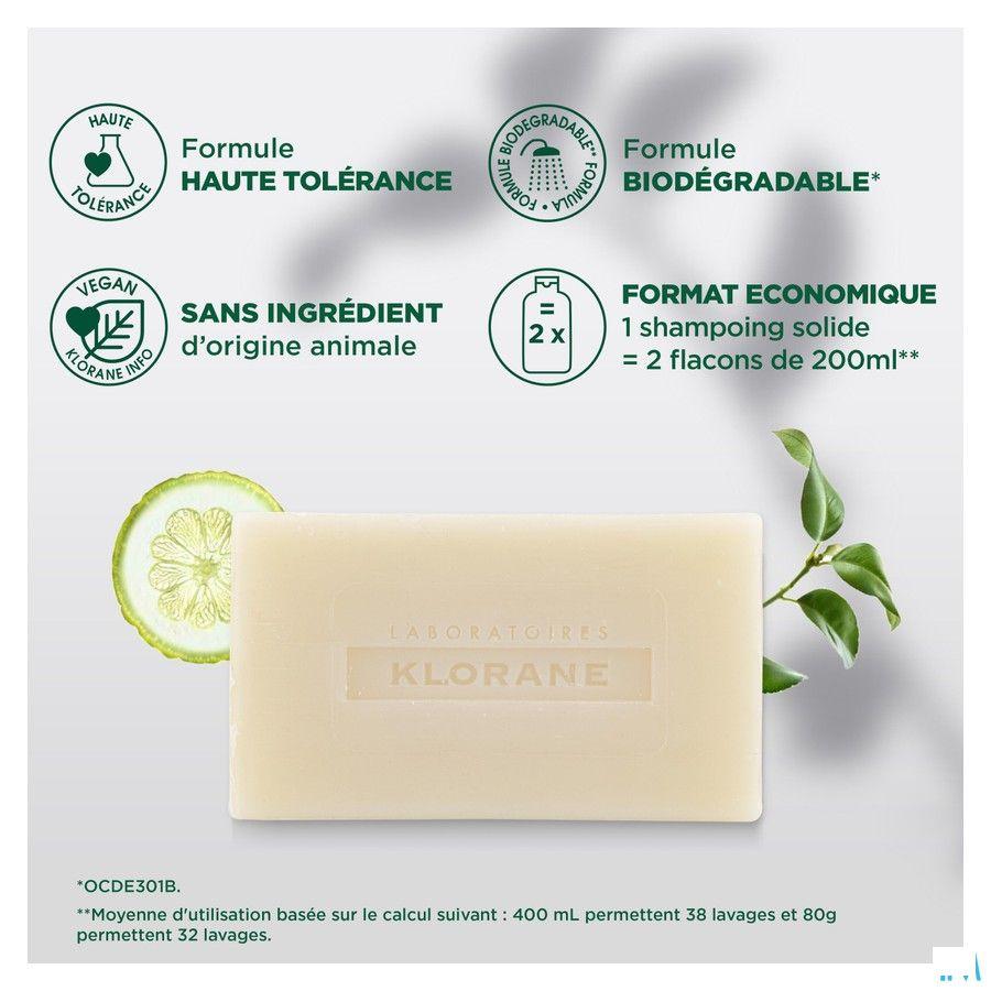 Klorane Capil. Shampooing Solide Cedrat 80 gr