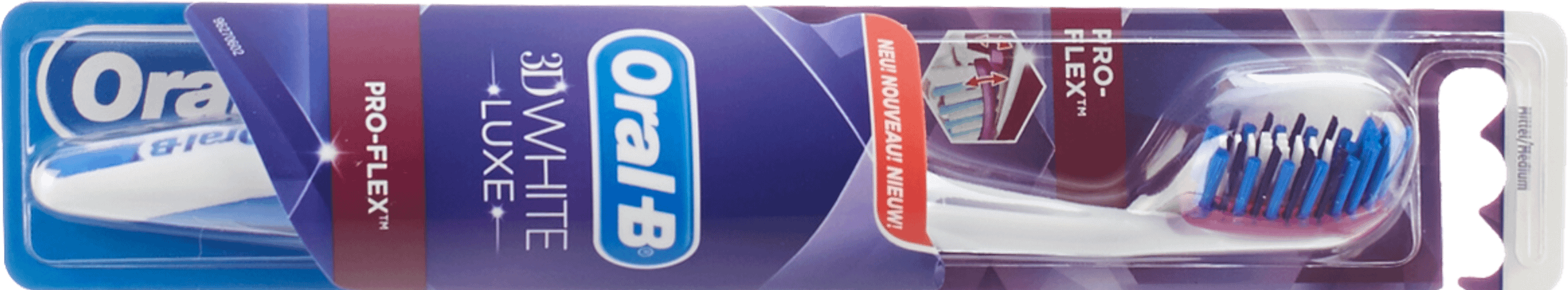 Oral B Tandenborstel White Luxe Pro-Flex 38 Medium Oral B Tandenborstel White Luxe Pro-Flex 38 Medium