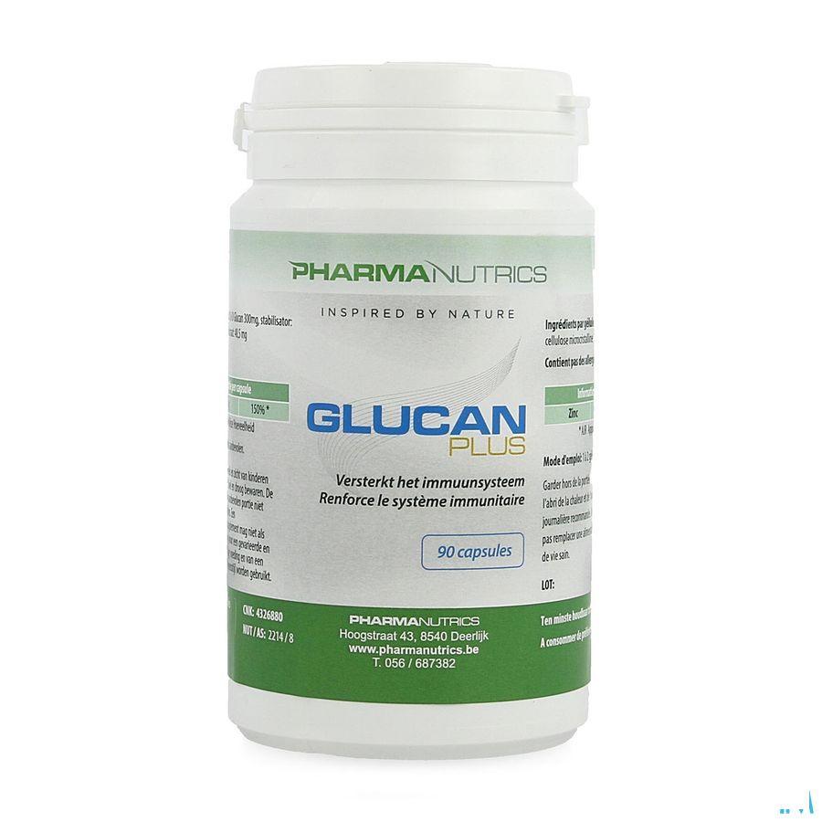 Glucan Plus Actief Weerst. V-Caps 90 Pharmanutrics  -  Pharmanutrics