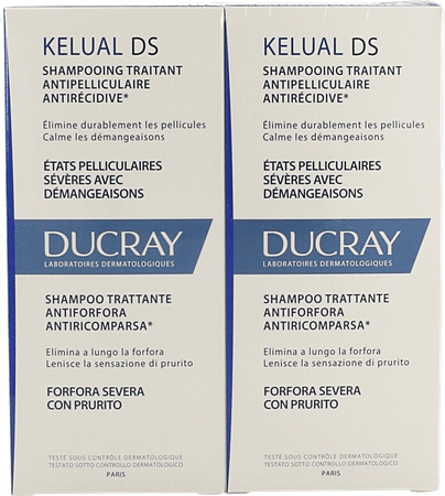 Ducray Kelual Ds Shampoo Anti roos Duo 2x100 ml