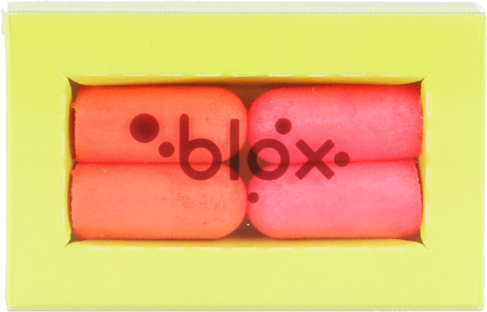 Blox Colors Mousse Bouchons D'Oreille 2 Paires