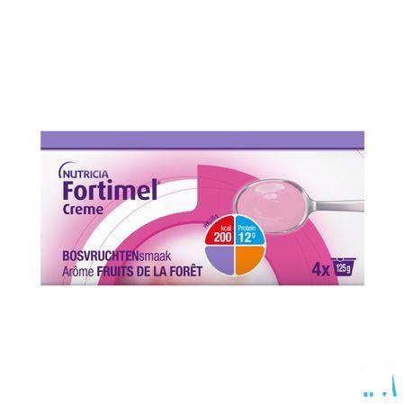 Fortimel Creme Fruits Forets 4X125 g  -  Nutricia