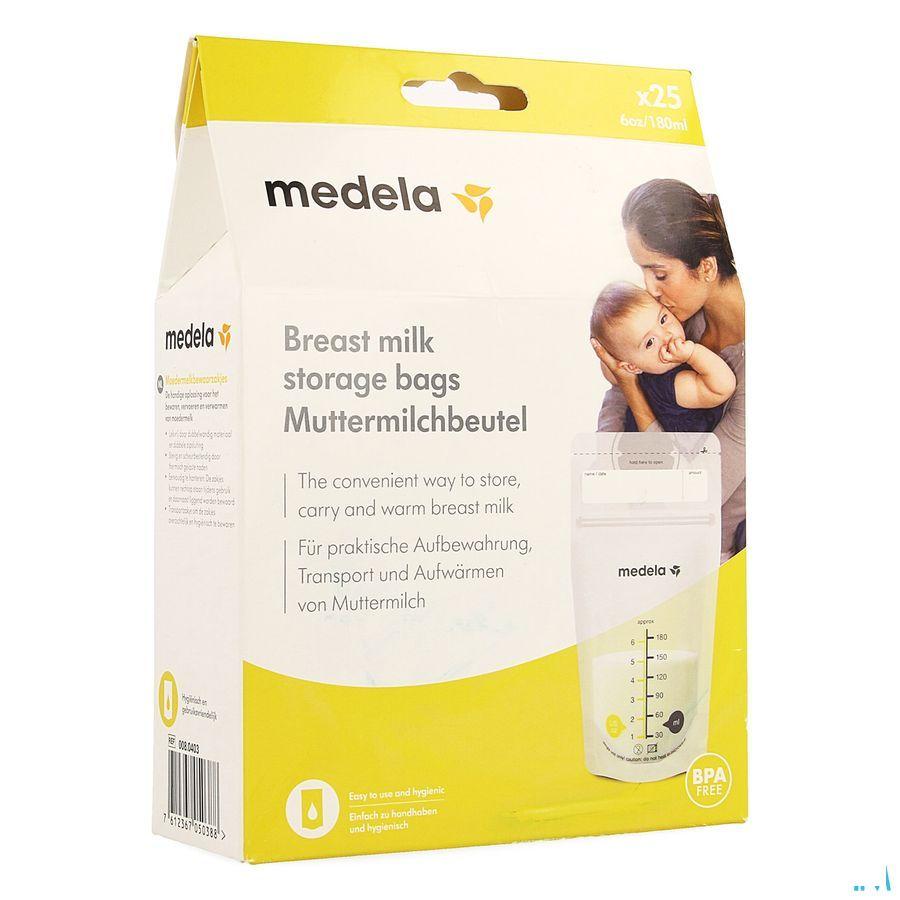 Medela Zakjes Voor Moedermelk 180  ml 25  -  Medela