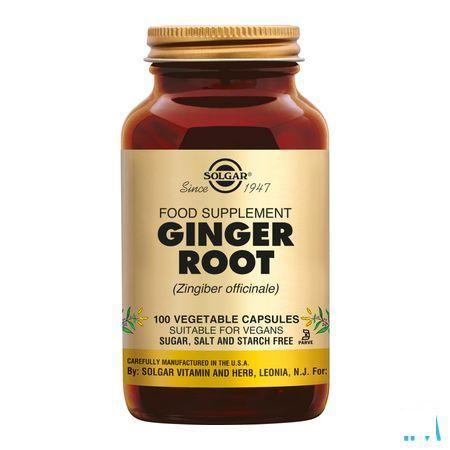 Solgar Ginger Root V-Caps 100  -  Solgar Vitamins