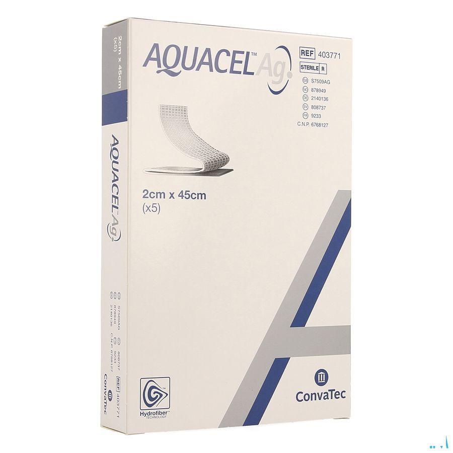 Aquacel Ag Pans Meche Hydrof.Ster 2X45Cm 5 403712