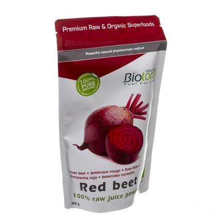 Biotona Red Beet Raw Powder 200 gr  -  Keypharm