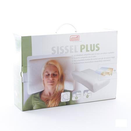 Sissel Plus Hoofdkussen Orthoped. + overtrek Stretch  -  Sissel