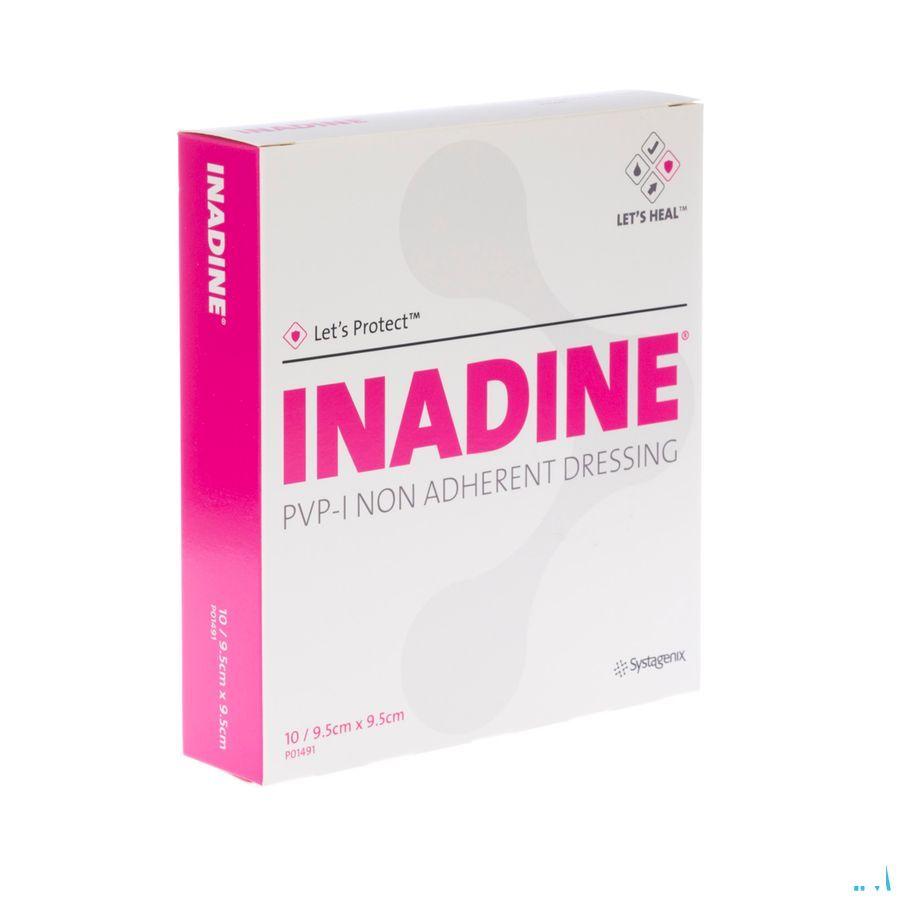 Inadine Kp Doordr. 9,5x 9,5cm 10 P01491  -  Gd Medical
