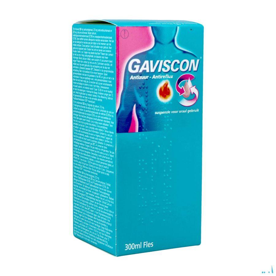Gaviscon Antireflux Antizuur Orale Suspensie 300 ml