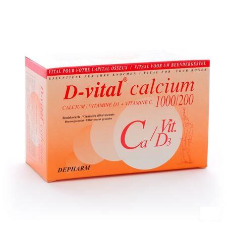 D-Vital Calcium Orange 1000 Sach 30  -  Depharm