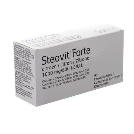Steovit Forte Citron 1000 mg/800UI Comprimes Croq 90