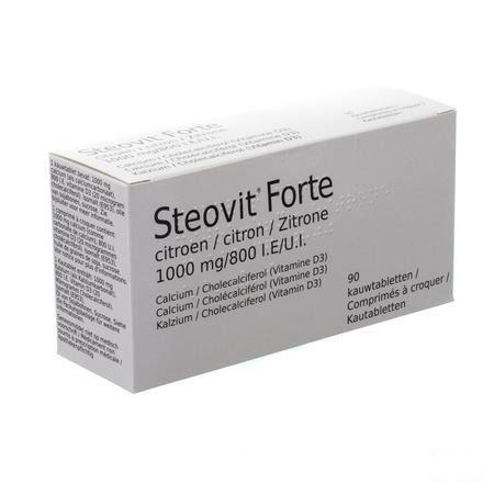 Steovit Forte Citroen 1000 mg/800IEKauwtabletten 90