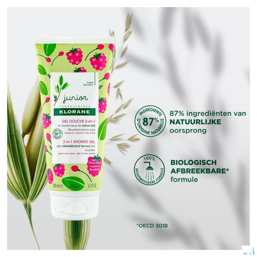 Klorane Petit Junior Gel Douche Framboise 200 ml