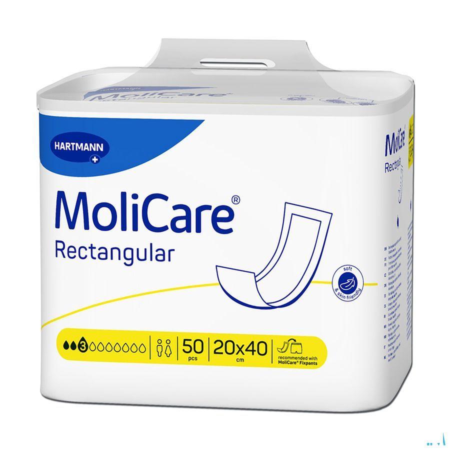 Molicare Rectangular 3 Drops 50  -  Hartmann