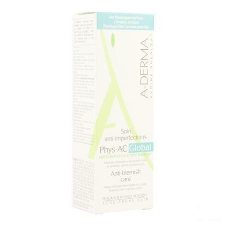 Aderma Phys-ac Global Creme Anti onzuiver. Tube 40 ml  -  Aderma