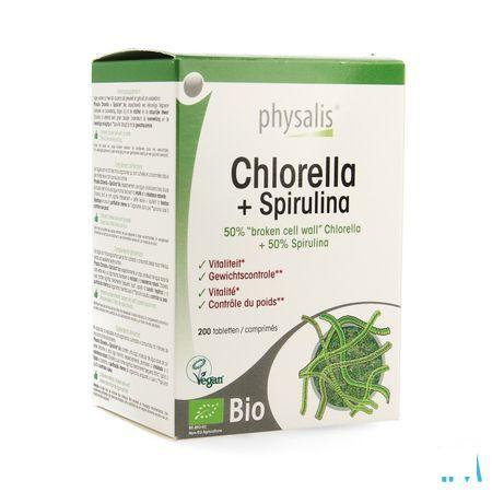 Physalis Chlorella + Spirulina Bio Comprimes 200  -  Keypharm