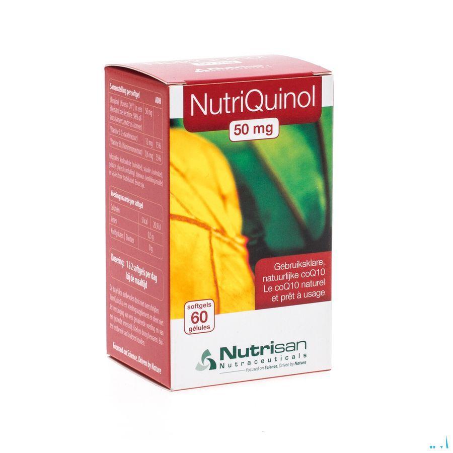 Nutriquinol 50 mg 60 Softgels   -  Nutrisan