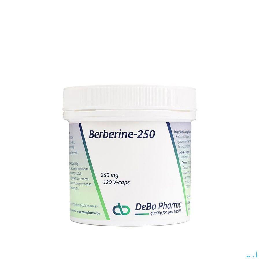 Berberine 250 mg V-Caps 120  -  Deba Pharma