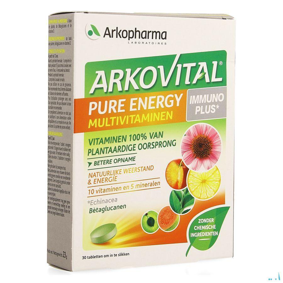 Arkovital Pure Energy Immunoplus Comprimes 30  -  Arkopharma