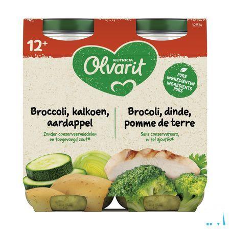 Olvarit Broccoli Kalkoen Aardappel 2x250 gr 12m00  -  Nutricia