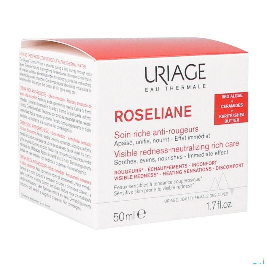 Uriage Roseliane Creme Riche Anti rougeurs Pot 50 ml