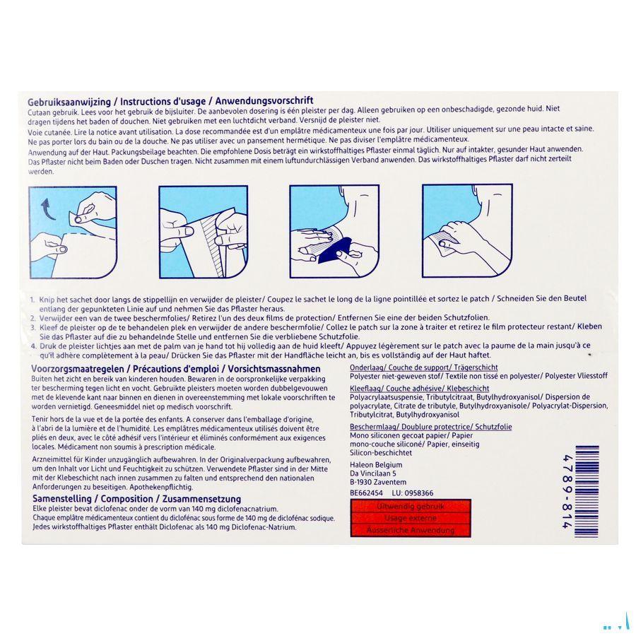 Voltaren Patch 140Mg Once Daily Pleister 5
