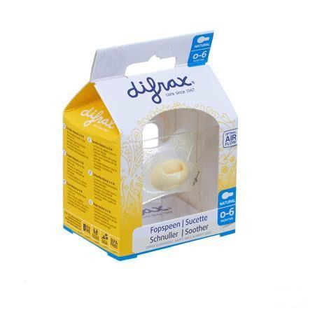 Difrax Fopspeen Natural 0-6 M  -  Difrax