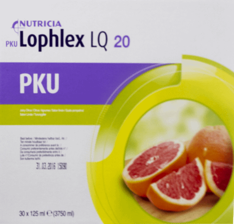 Pku Lophlex Lq 20 Juicy Citrus 30x125,0 ml  -  Nutricia