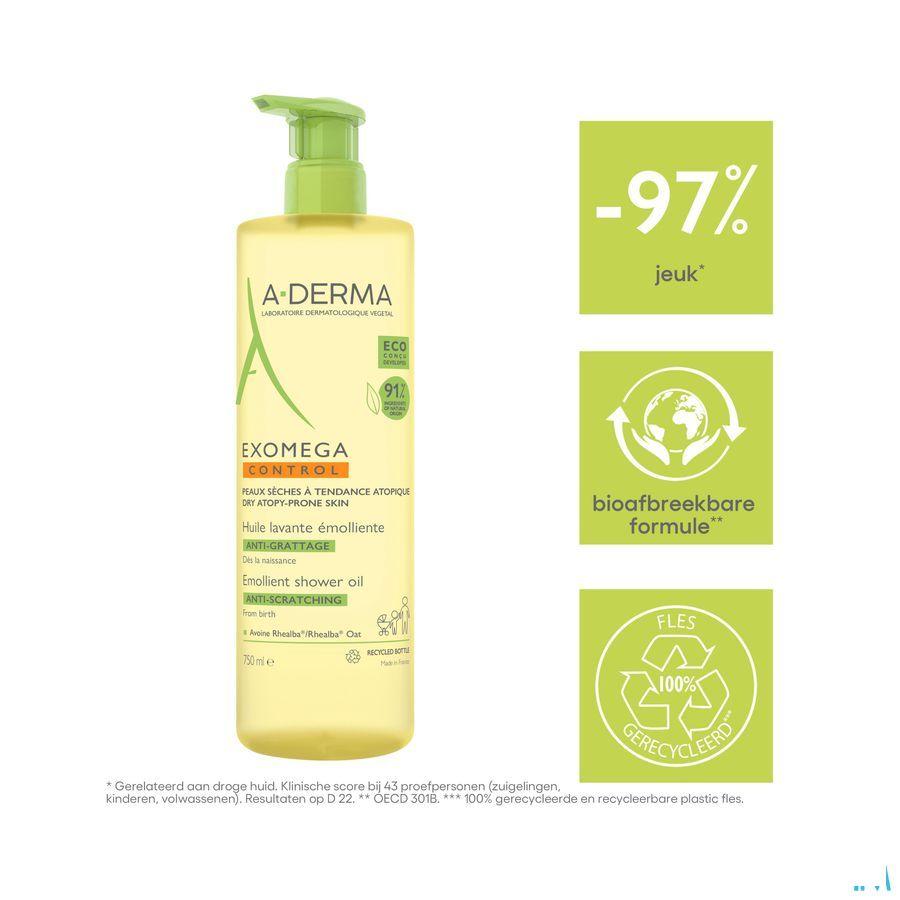 Aderma Exomega Control Emolierende Wasolie 750 ml