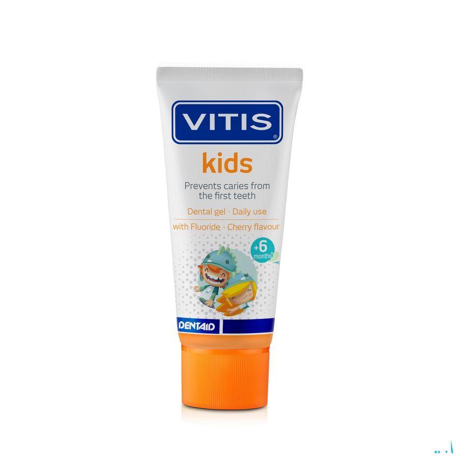 Vitis Kids Gel Tandpasta 50 ml  -  Dentaid