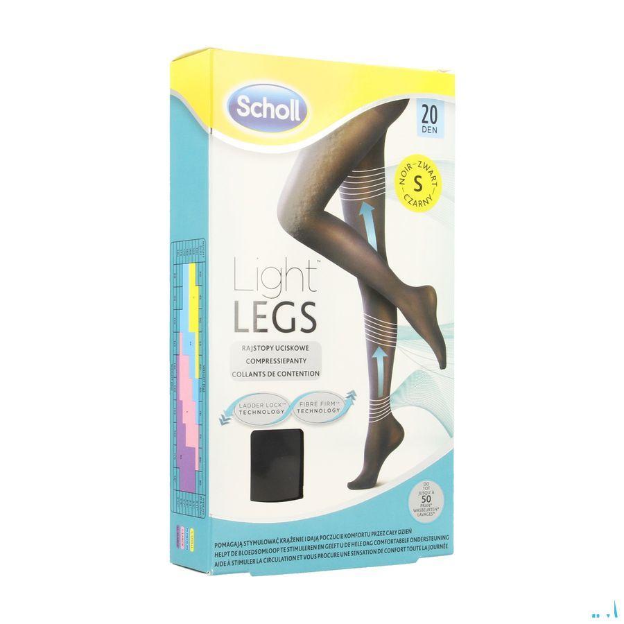 Scholl Light Legs 20d Small Black