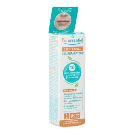 Puressentiel Sos Lippen Gel 10 Essentiele Olie 5 ml  -  Puressentiel