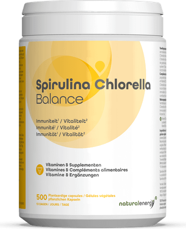 Spirulina-chlorella Balance Natur.energy Capsule 500