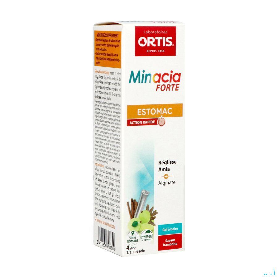 Ortis Minacia Forte Gel Stick Shots 4X12G  -  Ortis