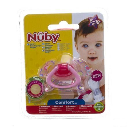 Nuby Geoac Orthodontische Fopspeen - 6-18m  -  New Valmar