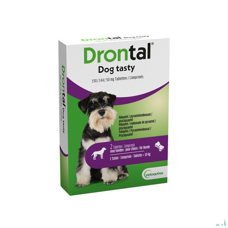 Drontal Tasty Bone 150/144/5 mg 10kg Dog Tabletten 2