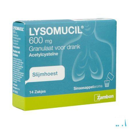 Lysomucil 600 Gran Zakjes 14 X 600 mg