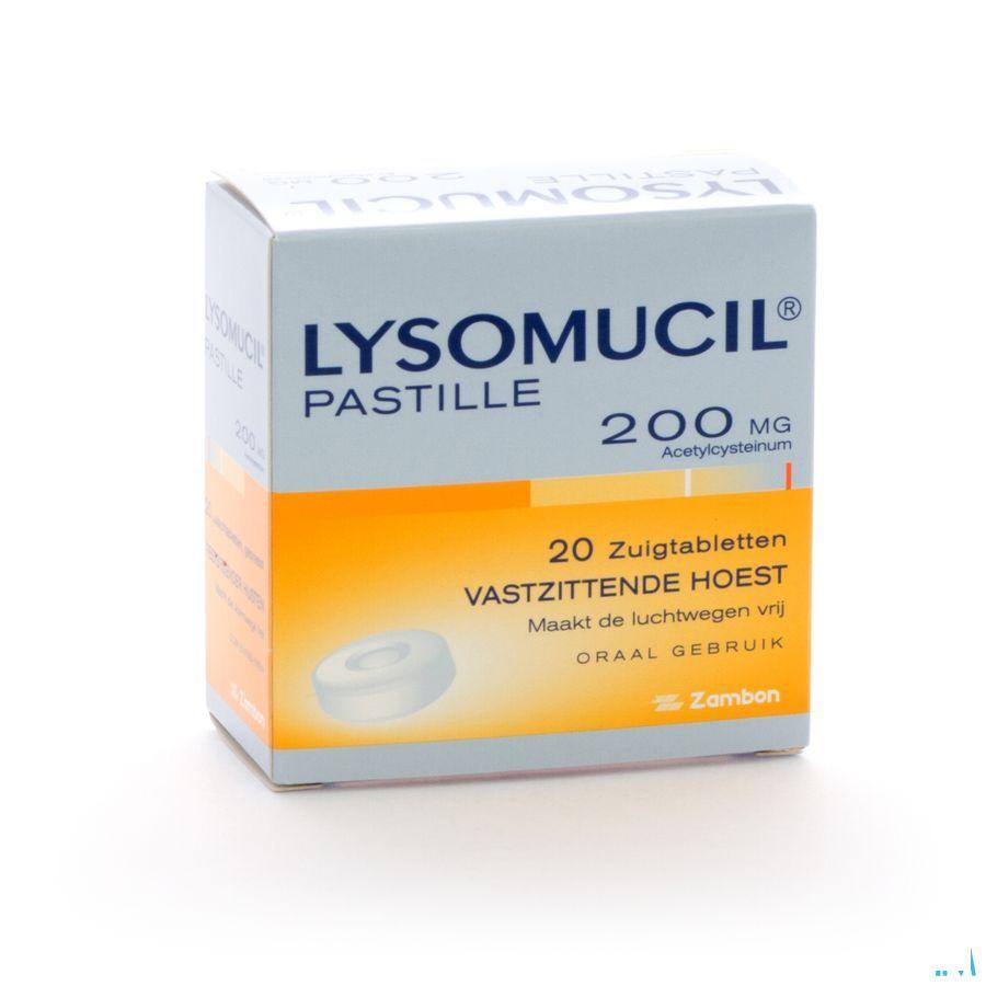 Lysomucil 200 Tabletten A Sucer - Zuigtabletten 20