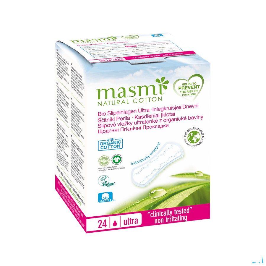 Masmi Protege-Slips Ultra-Minces Coton Bio 24  -  Natur'Inov