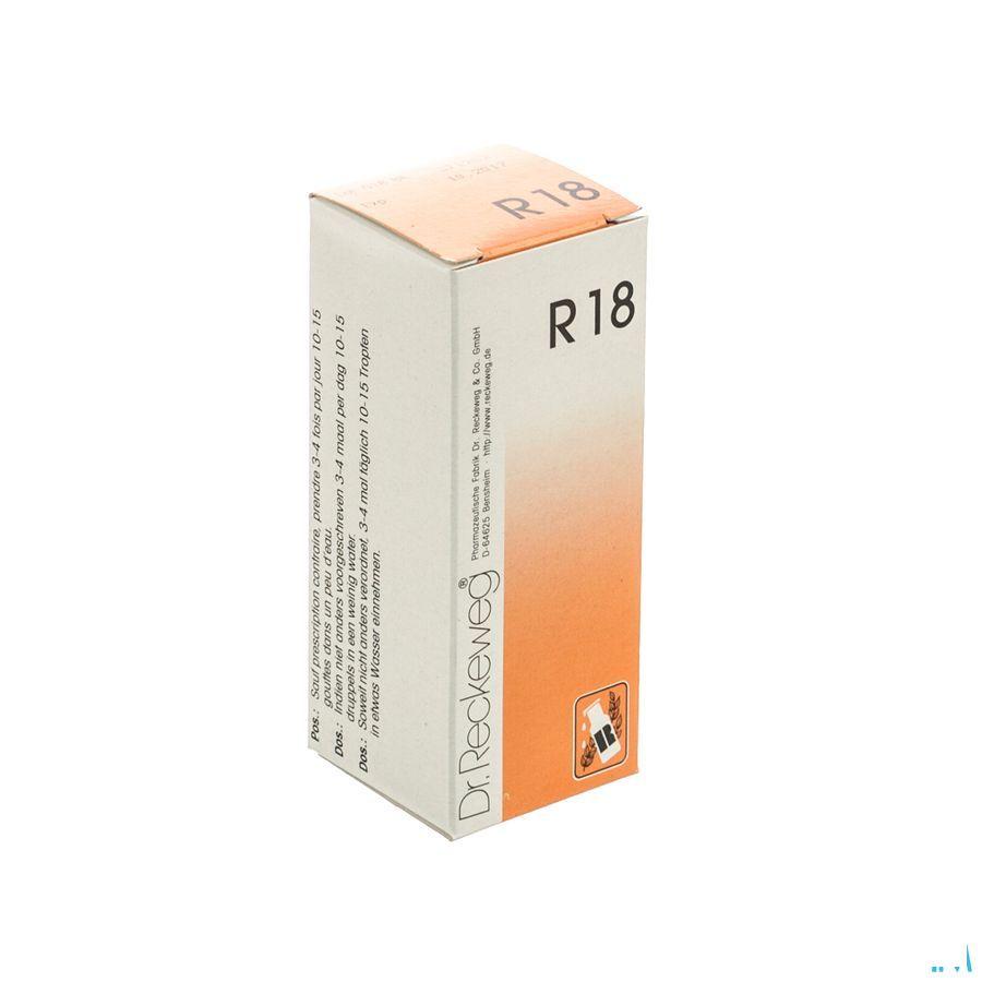 Reckeweg Dr. R18 Druppels 50 ml  -  Nut-Hom-Phyt