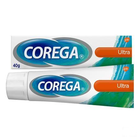 Corega Ultra Creme Adhesive sans zinc Tube 40 gr