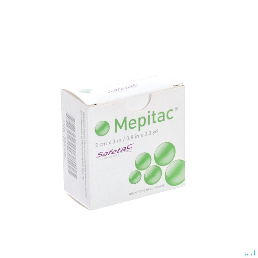 Mepitac Bande Fixation Adhesive Sil 2cmx3,0m 1 298300  -  Molnlycke Healthcare